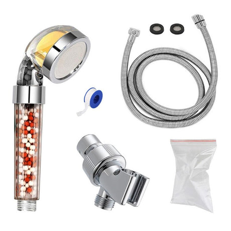 Fragrance Anion Shower Nozzle Set Adjustable Quick Connection Removable Sprinkler Basin Bathing Tub Fountain Home - V.I.P Digital Presence