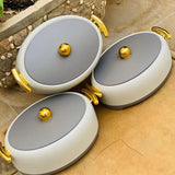 Food Warmer Container, Egg-shaped High-footed Insulated Box, 2L - 2.5L - 3L - V.I.P Digital Presence