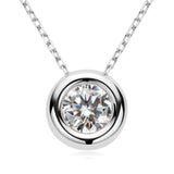 1 Carat Moissanite 925 Sterling Silver Necklace - V.I.P Digital Presence