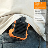 Hanging clip type fan waist mounted leaf free lazy person USB charging outdoor portable mini desktop handheld small fan - V.I.P Digital Presence