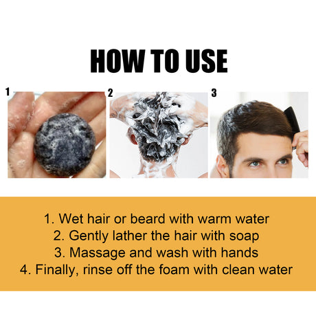 Black Soap, Black Dense Hair Care Clean Scalp Supple And Strong Shampoo Soap - V.I.P Digital Presence