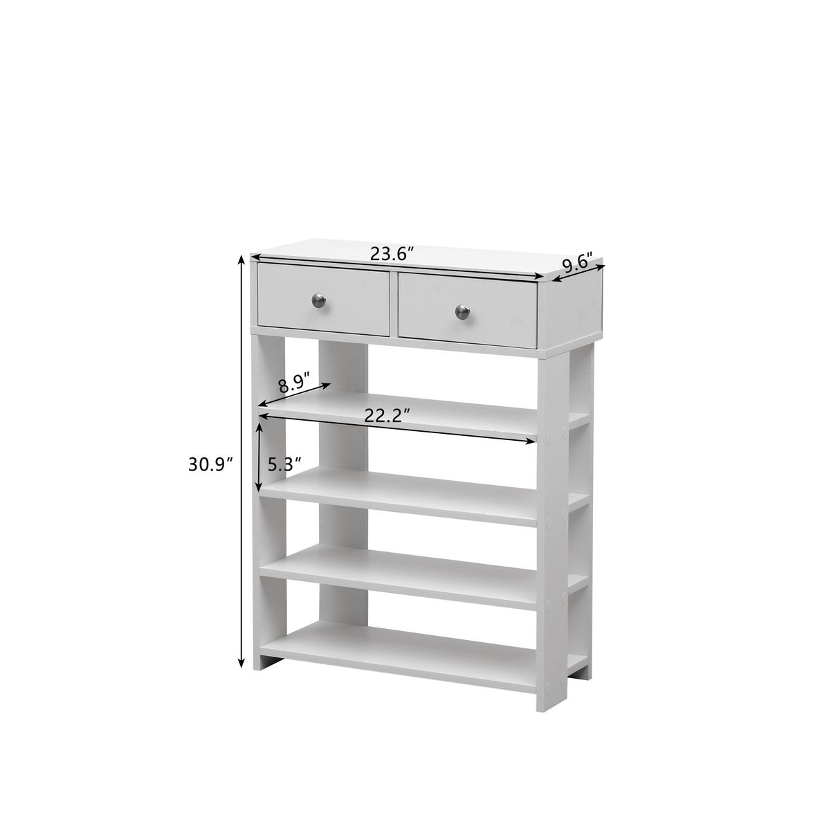 Storage Rack Storage Organiser in the Entryway Economical Home Shoe Rack Multi-Layer Shoe Cabinet (White) - V.I.P Digital Presence
