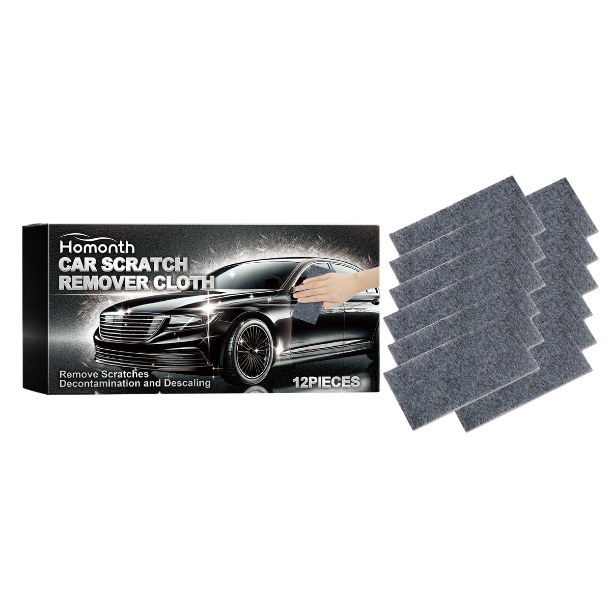 Car Scratch Remover Cloth, Car Scratches Repair Car Paint Scratches Water Stains Cleaning Decontamination Refurbishment - V.I.P Digital Presence