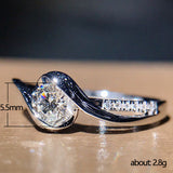 Creative Twisted Arm Eight Heart Eight Arrow Zircon Ring for Women's Engagement Ring - V.I.P Digital Presence