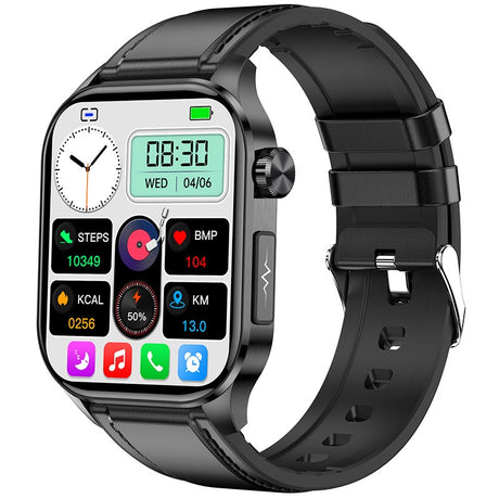 New ET580 smartwatch ECG blood glucose uric acid blood lipids body temperature men's photo and phone call watch - V.I.P Digital Presence