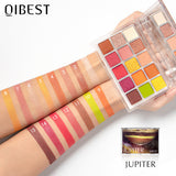 QIBEST Starry Eye Shadow Earth Color Mashed Potato Pearlescent Matte Glitter Eyeshadow Powder 15 Color Eyeshadow - V.I.P Digital Presence