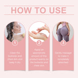 Crema para el cuidado de los senos Oceaura: hidratante, reafirmante, suavizante y nutritiva para la piel de los glúteos.