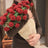 60cm New Creative Rose Bouquet Blanket (Finished), Crocheted Flower Bouquet Gift for Girlfriend - V.I.P Digital Presence
