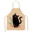 Cat Kitchen Aprons For Women Cotton Linen Bibs Household Cleaning Pinafore Home Cooking Apron kids kitchen barber - V.I.P Digital Presence