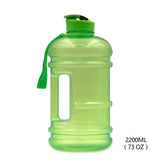 2.2L Gym Large Capacity PETG Sports Bottle Plastic Dumbbell Water Bottle Portable Bucket Cup - V.I.P Digital Presence