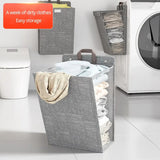 Dirty Clothes Basket Foldable Home Dormitory Dormitory Multifunctional Organization Storage Wall Hanging Basket - V.I.P Digital Presence