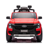 12V children's car remote control, authorized Ford Ranger, 2WD suitable for children aged 3-6. Red - V.I.P Digital Presence
