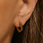 18K Gold-Plated Stainless Steel Huggie Earrings - V.I.P Digital Presence