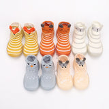 Baby cartoon walking shoes, cute multi-color children's floor socks, soft soled anti slip knitted shoes - V.I.P Digital Presence