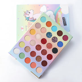 Romantic Beauty 30 Color Large Plate Pearlescent Matte Eye Shadow Plate Color Makeup Eye Shadow - V.I.P Digital Presence