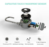 Fingerprint Smart Keyless Lock Waterproof APP Button Password Unlock Anti-Theft Padlock Door Lock - V.I.P Digital Presence