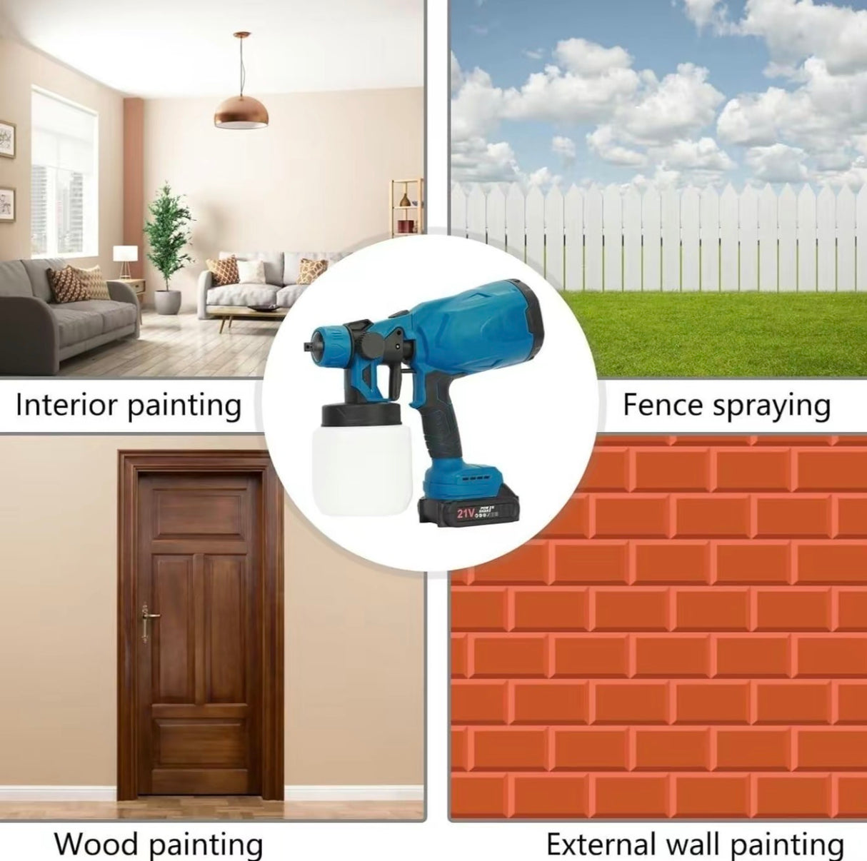 SprayPro Cordless Paint Sprayer
