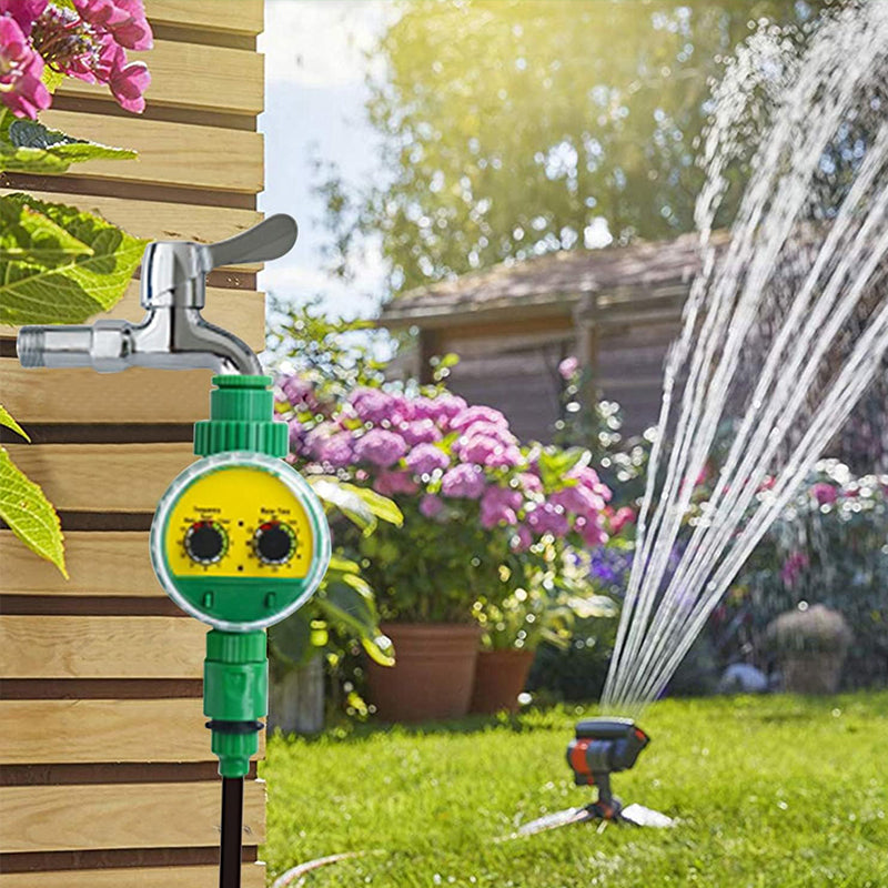 Outdoor plastic garden hose equipped with electronic automatic irrigation timer - V.I.P Digital Presence