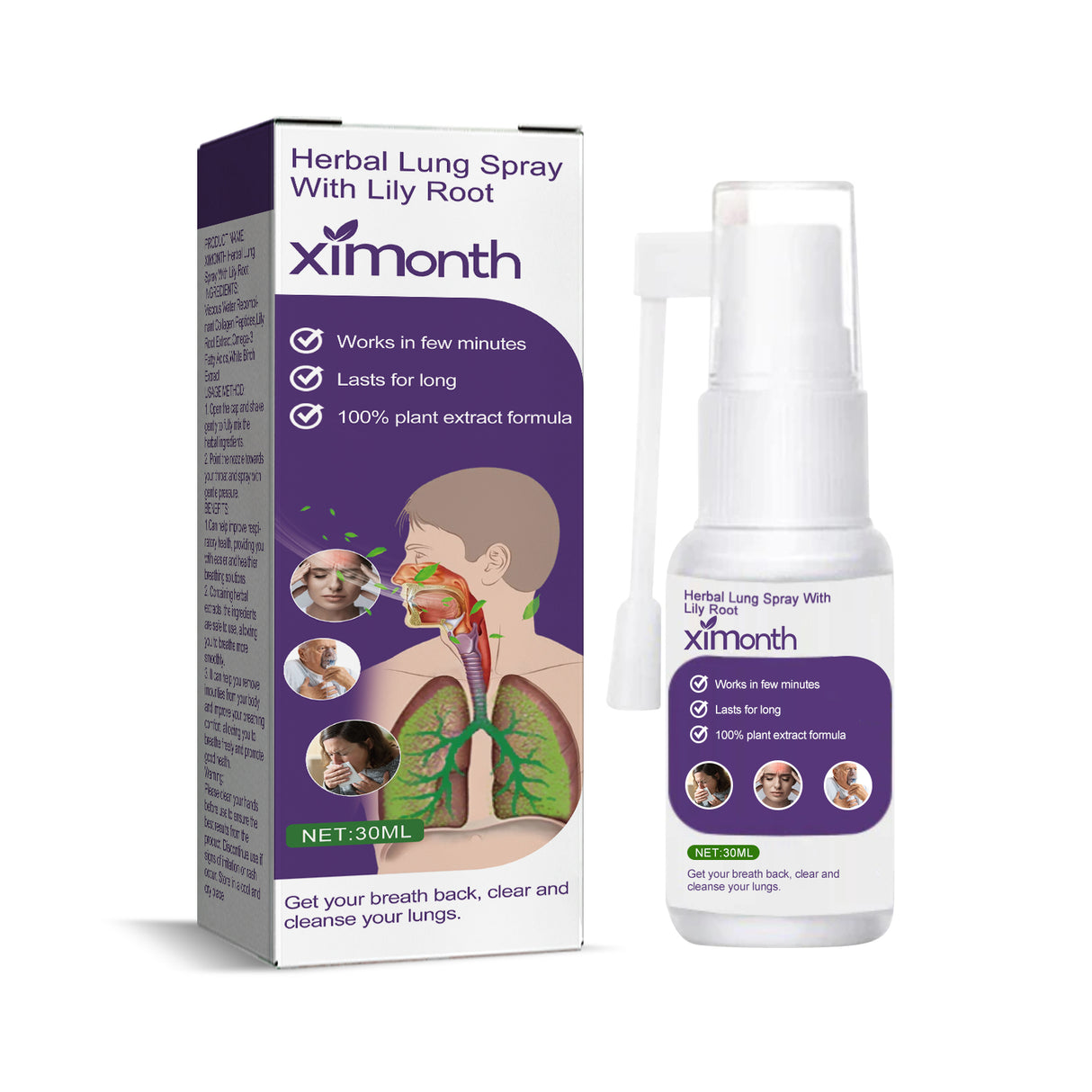 Body Care Spray For Phlegm Relief Dry, Itchy Throat Exhalation Nasal Obstruction Body Care - V.I.P Digital Presence