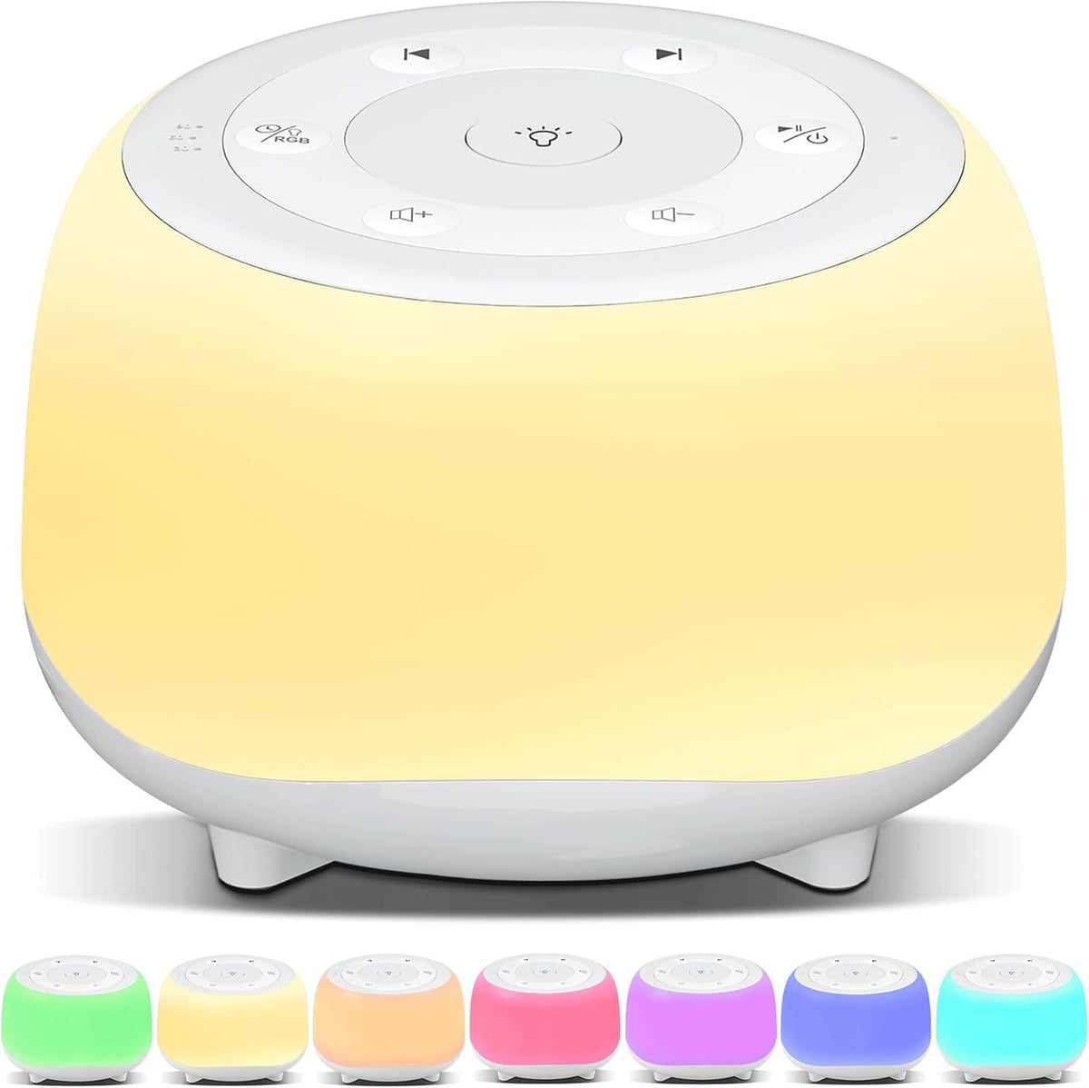 Portable Sound Machine with White Noise, Night Light, and Speaker for Baby's Soothing Sleep and Relaxation - V.I.P Digital Presence