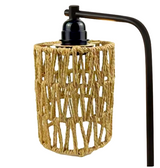 Paper rope lampshade hand woven bamboo lampshade Bohemian style lampshade ﻿ - V.I.P Digital Presence