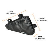 Bolsa para bicicleta B-SOUL, bolsa triangular de gran capacidad, bolsa para viga delantera, bolsa impermeable para tubo superior de sillín, bolsa para bicicleta de montaña y carretera 