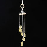 Natural crystal raw stone wind chime paper box set handmade DIY weaving home decoration car interior pendant - V.I.P Digital Presence