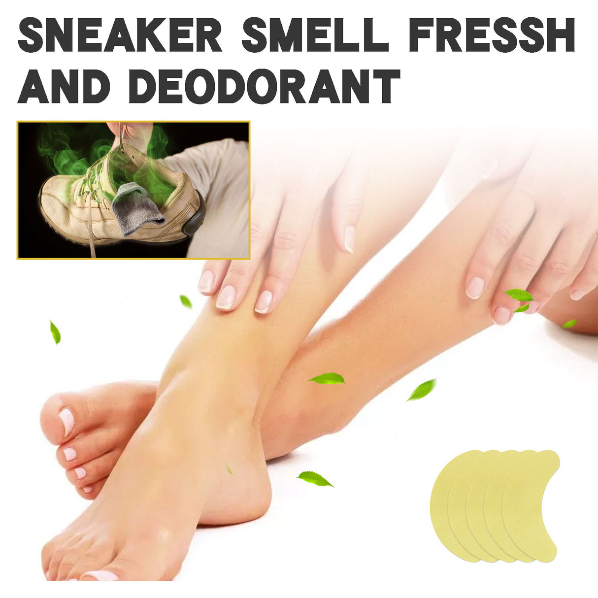 Stop Odor Shoe Deodorant Patch, Shoes Deodorant Fresh Clean Odor Absorbent Foot Sweat Insole - V.I.P Digital Presence