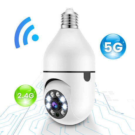 2.4G/5G Single-Band Dual-Band Wireless WIFI Light Head Small Yellow Man Camera Cell Phone Remote WiFi Night Vision Light - V.I.P Digital Presence