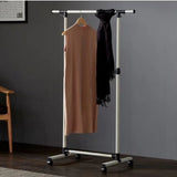 Short hanger, used for hanging heavy-duty rolling hangers with bottom racks and wheels for clothes - V.I.P Digital Presence