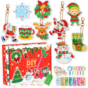 Christmas Diamond Painting Keychain 5D DIY Hanging Diamond Art Kits Diamond Ornaments for Kids Christmas Crafts Family Decor - V.I.P Digital Presence