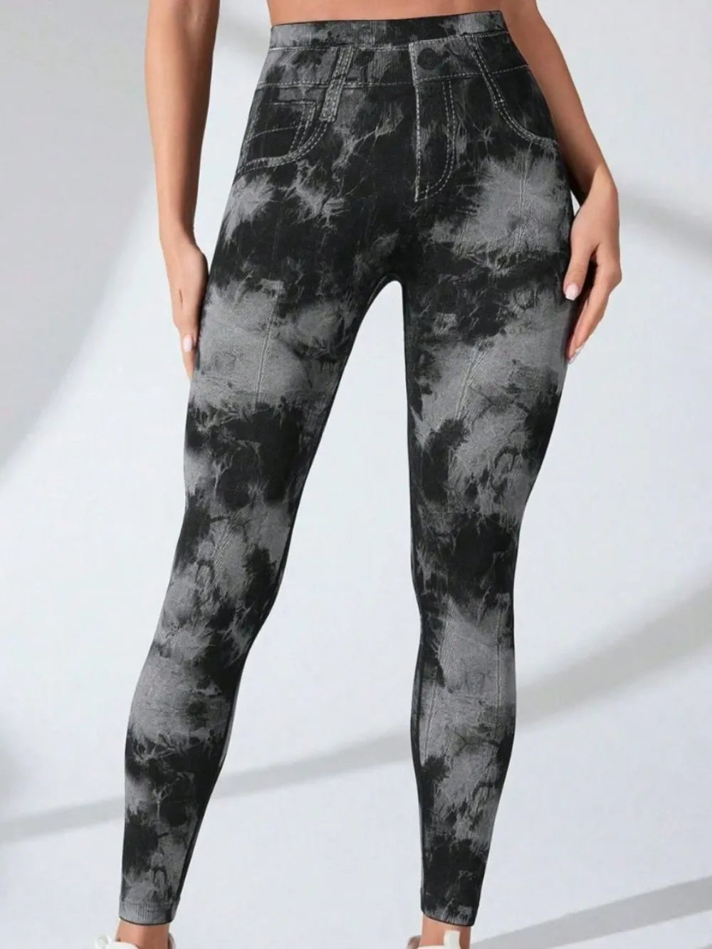 Tie-Dye High Waist Active Leggings - V.I.P Digital Presence