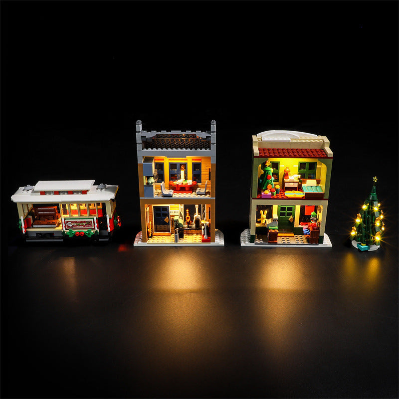YEABRICKS is compatible with LEGO 10308 Festival Street building blocks, LED lighting, Christmas series toy lights - V.I.P Digital Presence