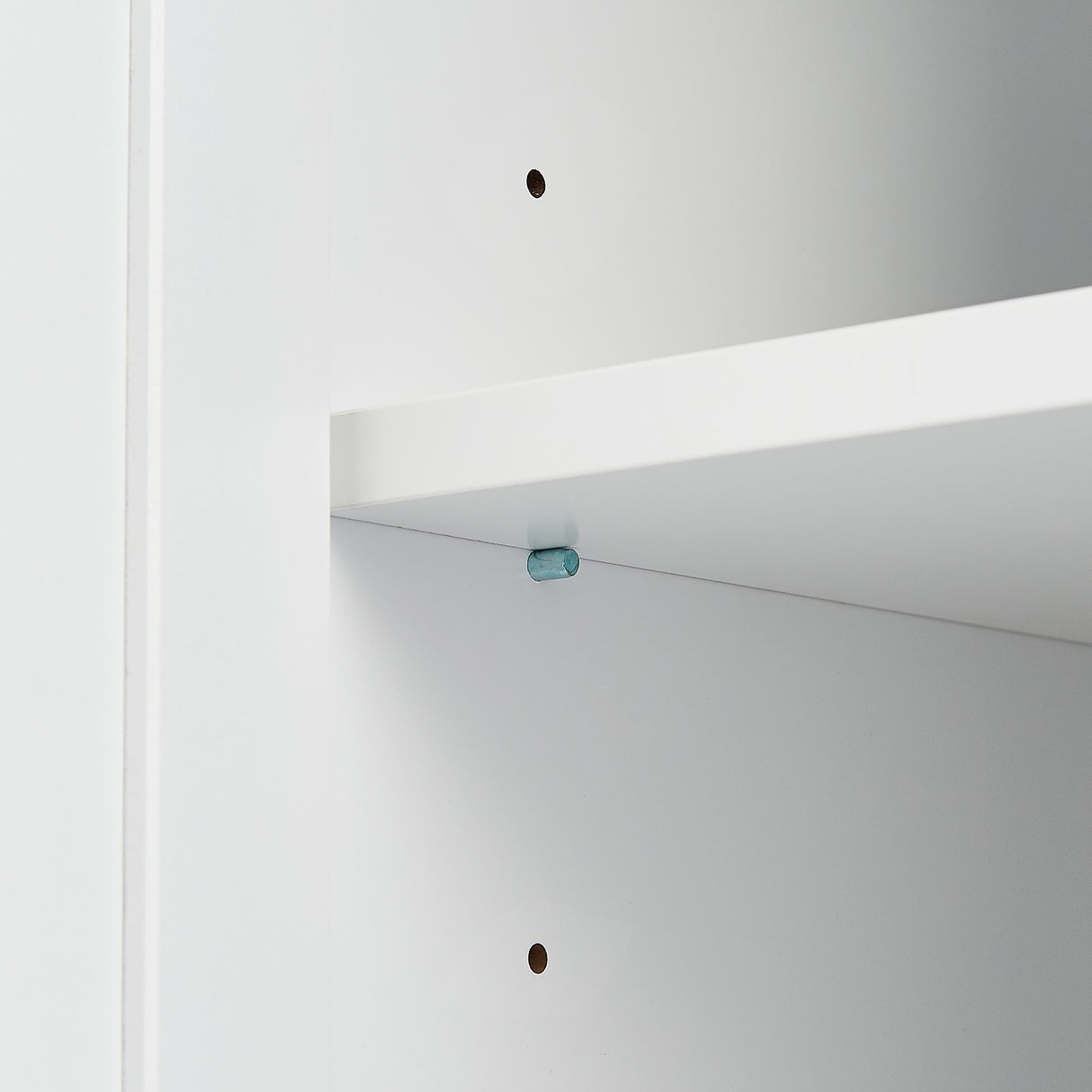 Tall and Wide Storage Cabinet with Doors for Bathroom/Office, Three Drawers, White - V.I.P Digital Presence