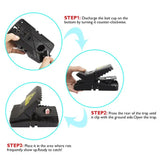 Black Reusable Plastic Mouse Trap Traps Rodent Catcher Home Mousetrap Killer Mouse Snap Traps Rodent Catcher