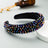 New Baroque Headband Feminine Color Hand-Stitched Glass Bead Headband Thin Sponge Headband - V.I.P Digital Presence