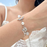 Ocean vacation style starfish versatile set, handmade small fresh pearl alloy necklace - V.I.P Digital Presence