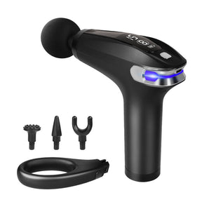 4 Massage Silicone Head Powerful Fascial Gun Portable Vibration Deep Tissue Percussion Muscle Back Massage Gun For Women - V.I.P Digital Presence