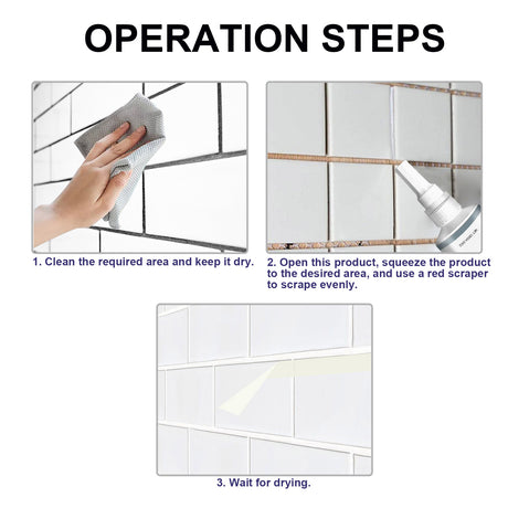 Plastic Cement Sealant, Wall And Floor Tile Crack Repair Glue Seam Tile Adhesive - V.I.P Digital Presence