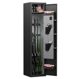 3-4 rifle and handgun safes, quick fingerprint with detachable rack and 2 adjustable gun slots - V.I.P Digital Presence