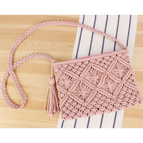 Tassel Handheld Woven Bag Retro Handheld Woven Bag Summer Vacation Tourism Beach Bag - V.I.P Digital Presence