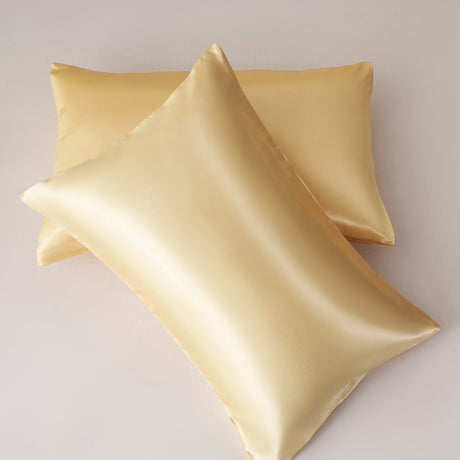 Simulation silk solid color polyester pillowcase envelope pillow pillow cases pillow pair multi-color - V.I.P Digital Presence