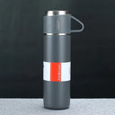 A cup of three-lid thermos cup portable fashion gift box set stainless steel cup - V.I.P Digital Presence