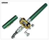 Portable Pocket Telescopic Mini Fishing Rod Pole Pen Shape Folded Fishing Rod With Reel Wheel For Outdoor River Lake Fishing - V.I.P Digital Presence