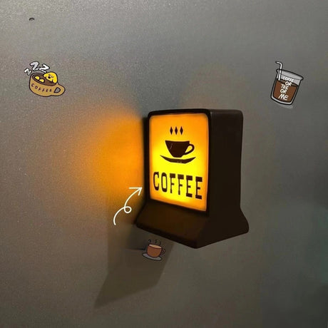 Convenience store refrigerator sticker creative light display board can magnetically attract Rosen 711 family lightbox toy model to emit light - V.I.P Digital Presence