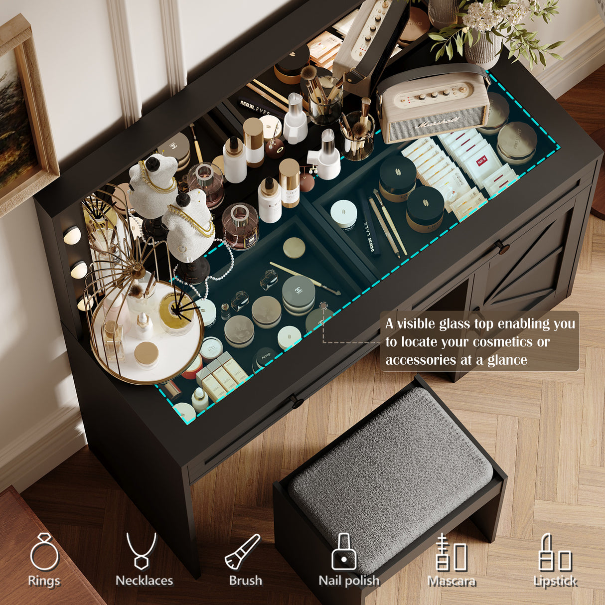 Makeup Vanity Desk - V.I.P Digital Presence