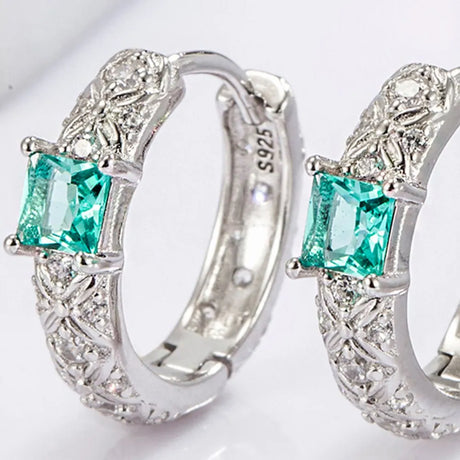 925 sterling silver daily versatile platinum plated earrings jewelry - V.I.P Digital Presence