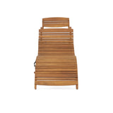 LAHAINA WOOD FOLDABLE CHAISE LOUNGE - V.I.P Digital Presence