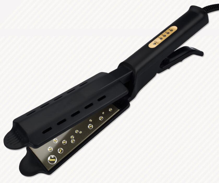 Hair Straightener Four-gear temperature adjustment Ceramic Tourmaline Ionic Flat Iron Hair Straightener For Women Widen panel - V.I.P Digital Presence