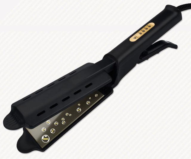 Hair Straightener Four-gear temperature adjustment Ceramic Tourmaline Ionic Flat Iron Hair Straightener For Women Widen panel - V.I.P Digital Presence